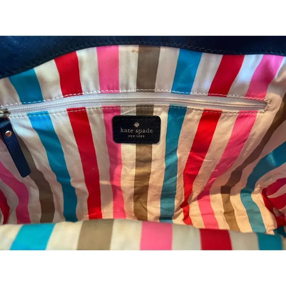 Kate Spade Newbury Lane Miles Black Saffiano Leather Tote Shoulder Bag